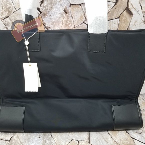 Ella Tote Nylon Black SHoulder bag Tory Burch NWT - Picture 7 of 12